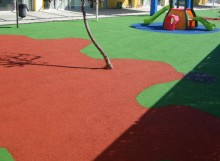 Área de juegos colorida